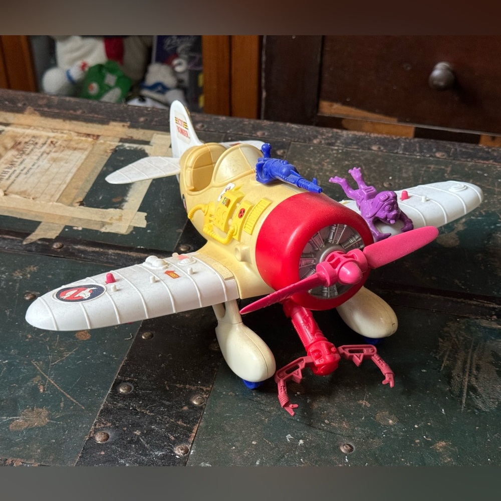 Vintage 1990 The Real Ghostbusters Ecto-Bomber Airplane kenner